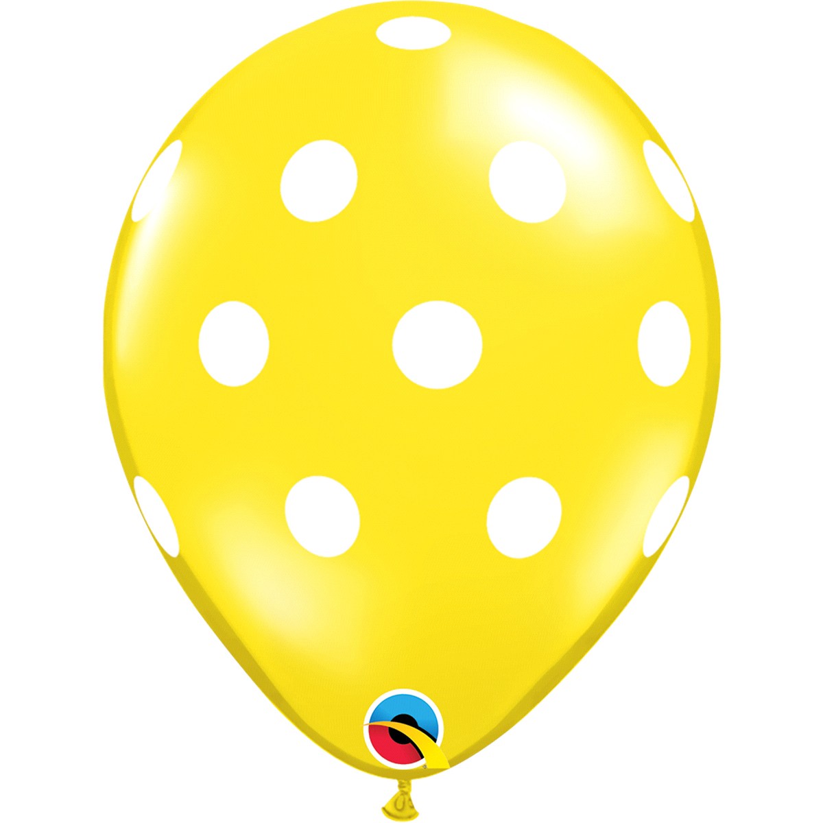 slide 1 of 1, 11" Big Polka Dots Imprint Latex Balloon, 11 in