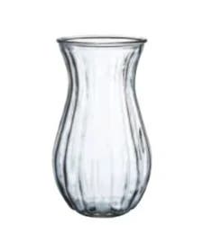 Jenna Glass Floral Vase, 8.75"