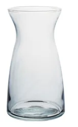 Vibe Clear Vase, 6.5"