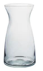 Vibe Clear Vase, 6.5"