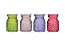 Olivia Glass Vase, 6.25"