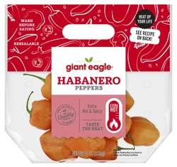 Giant Eagle Peppers, Habanero