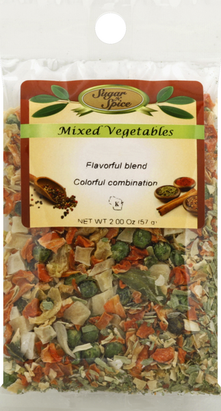 slide 1 of 1, Sugar N Spice Sugar & Spice Dried Vegetables, 2 oz