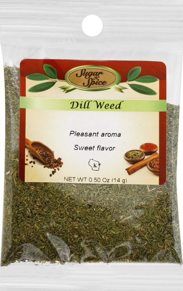 slide 1 of 1, Sugar N Spice Inc. Sugar N Spice Dill Weed 0.5 Oz, 1 ct