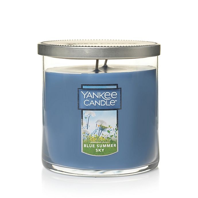 slide 1 of 1, Yankee Candle Blue Summer Sky Medium 2-Wick Tumbler Candle, 1 ct