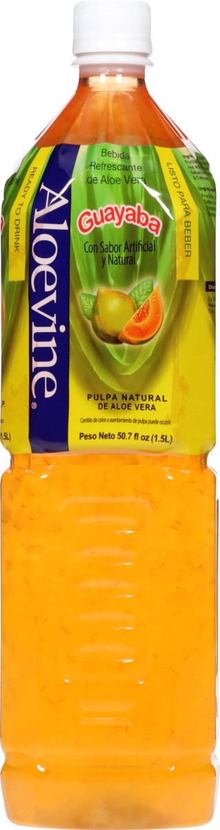 slide 4 of 14, Aloevine Refreshing Guava Aloe Vera Drink 50.7 fl oz, 50.7 fl oz