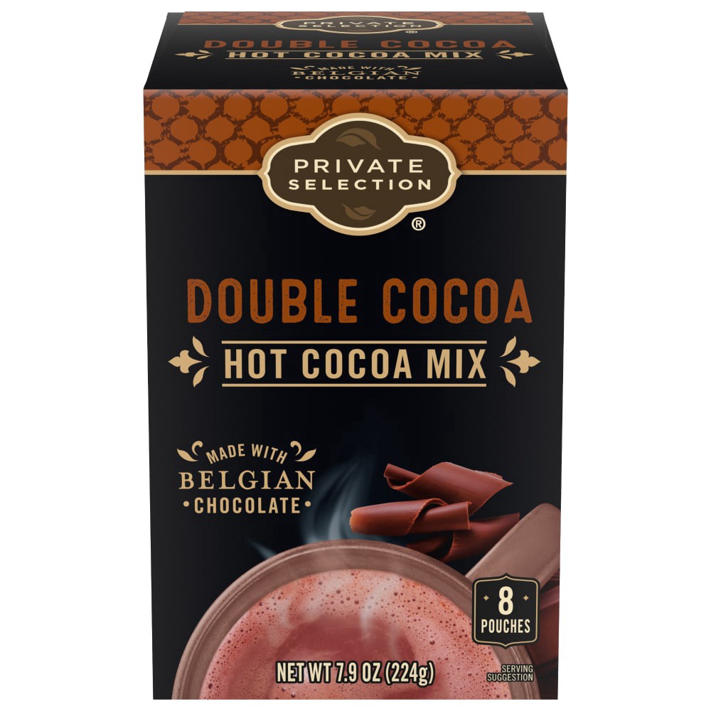 slide 4 of 5, Private Selection Double Cocoa Hot Cocoa, 8 ct / 7.9 oz