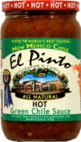 El Pinto Salsa All Natural Hot Green Chile Jar - 16 oz