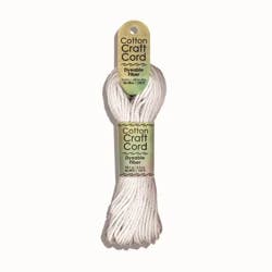 Pepperell Cora's Cotton Cord, 2MM, 100FT, White