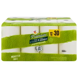 Giant Premium Any Size White Monster Roll 2-Ply Paper Towels