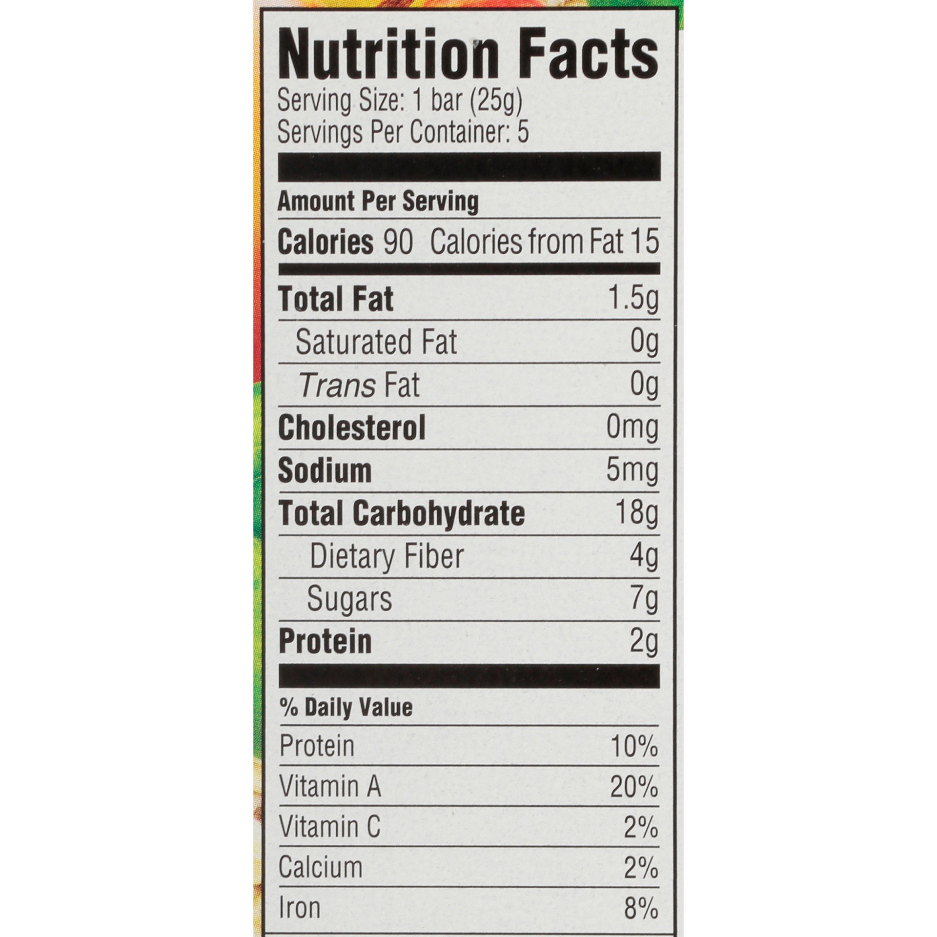slide 6 of 8, Happy Tot Organics Fiber & Protein Gluten Free Oat Bar Organic Apples & Spinach 5-0.88 oz Bars UNIT, 4.4 oz