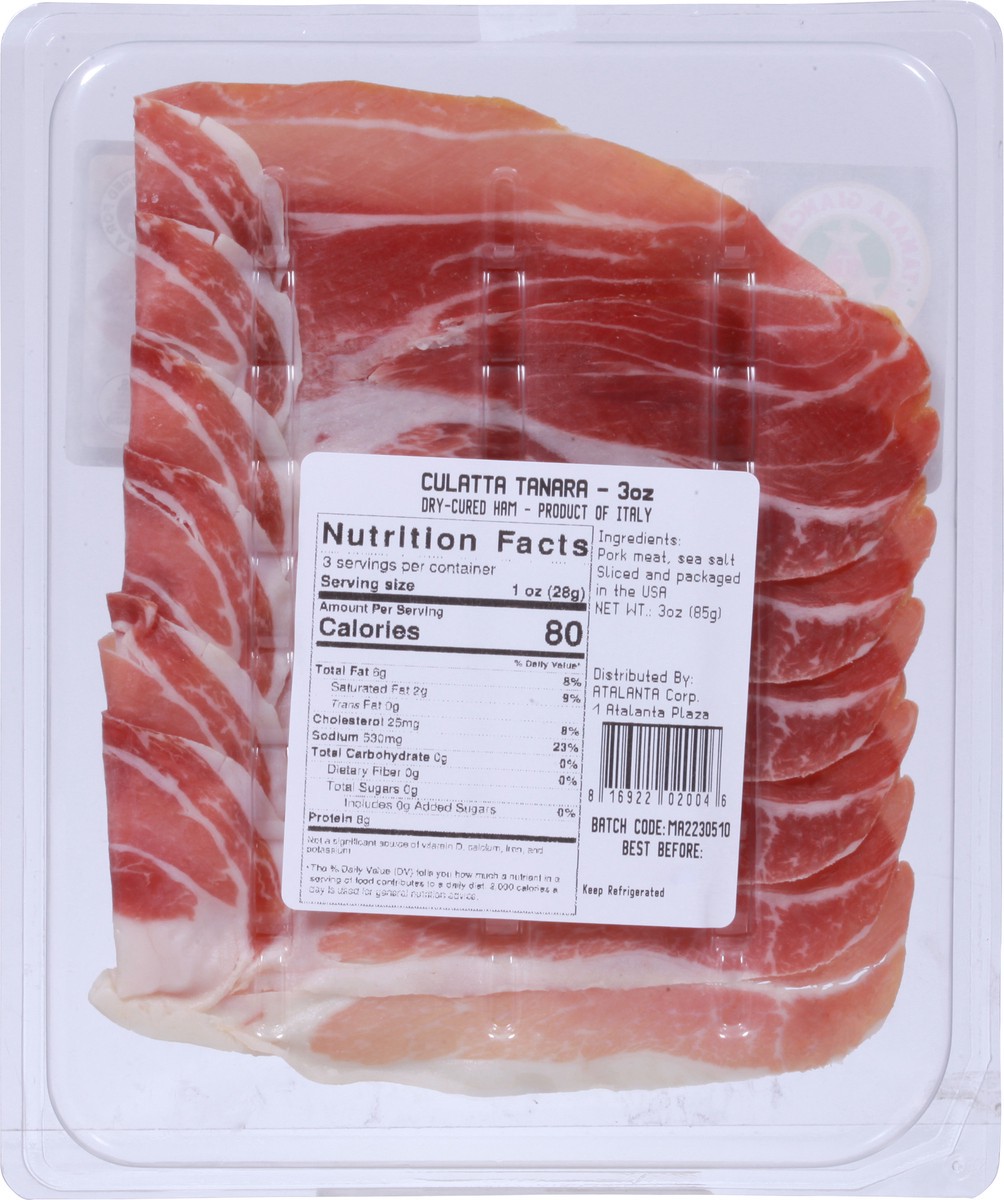 slide 10 of 11, Tanara Giancarlo Culatta Dry Cured Ham 3 oz, 3 oz