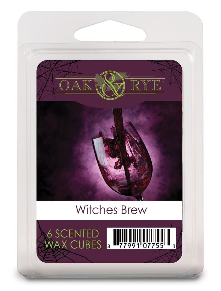 slide 1 of 1, Oak & Rye Witches Brew Scented Wax Cubes, 6 ct