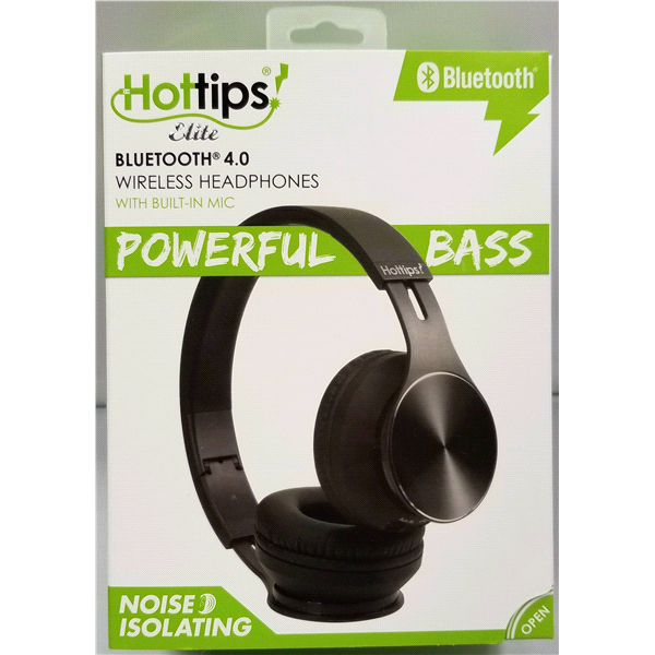 slide 1 of 1, Hottips! Prem Bluetooth Over Ear Headphone, 1 ct