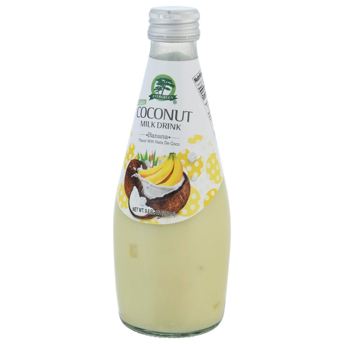 slide 2 of 14, Evergreen Coconut Milk Drink Banana - 9.8 fl oz, 9.8 fl oz