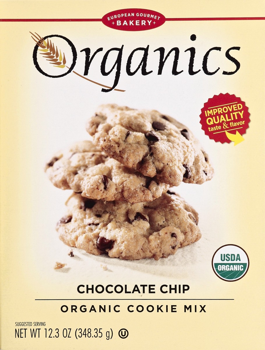 slide 4 of 4, European Gourmet Bakery Organic Chocolate Chip Cookie Mix, 12.3 oz