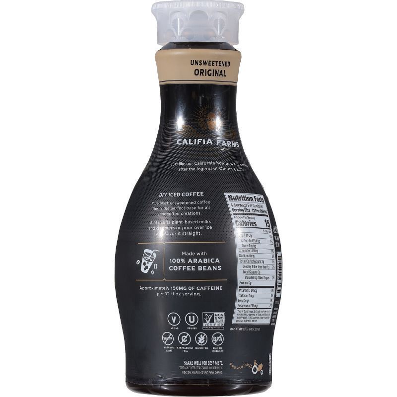 slide 4 of 4, Califia Farms Original Iced Coffee- 48 fl oz, 48 fl oz