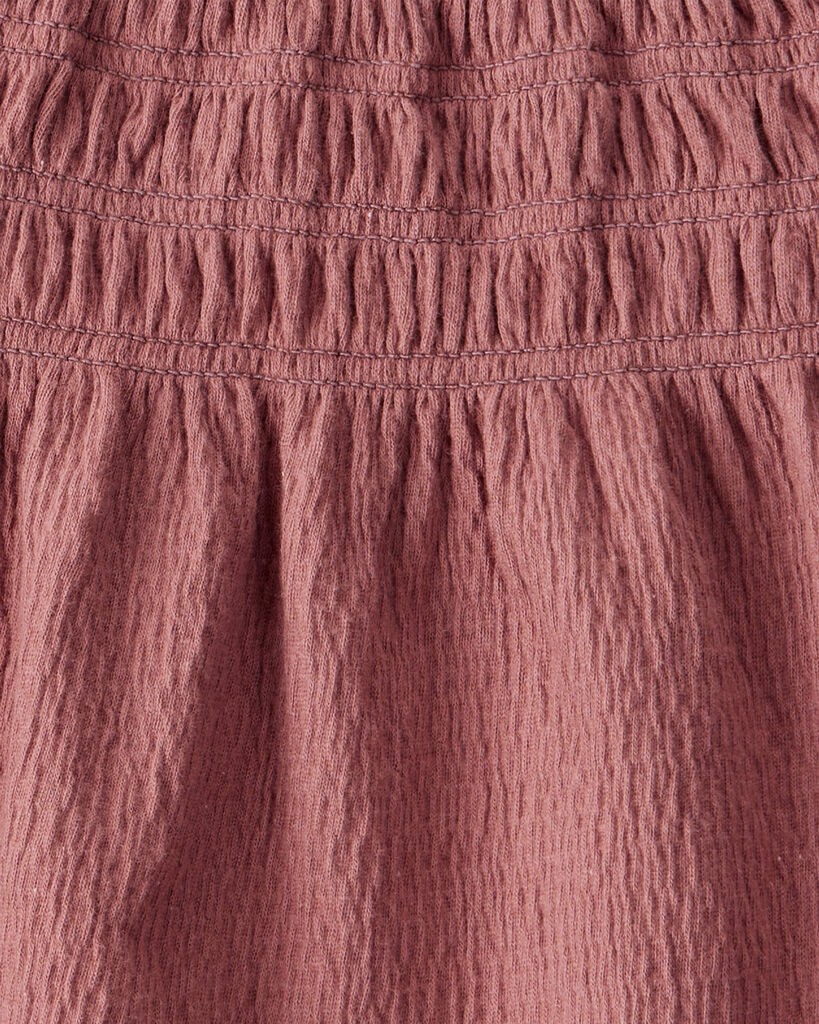 slide 4 of 5, Littleplanet Baby Girl 2-Piece Organic Cotton Crinkled Knit Set Mojave Red 9M, 2 pc