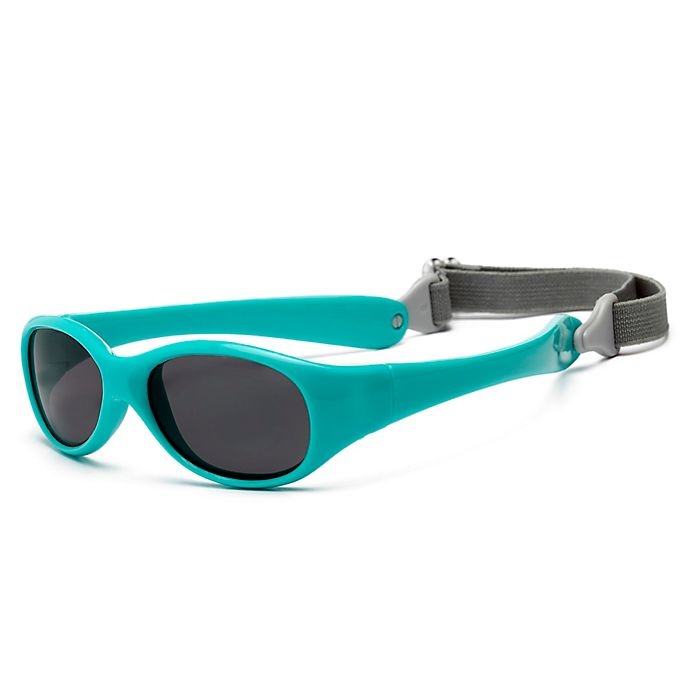 slide 1 of 1, UVeez Flex Fit Toddler Sunglasses - Hot Aqua, 1 ct