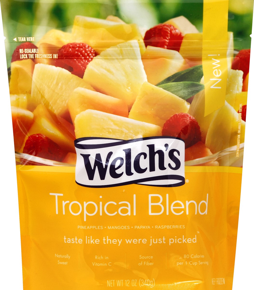 slide 2 of 3, Welch's Tropical Blend Frozen Fruit, 12 oz