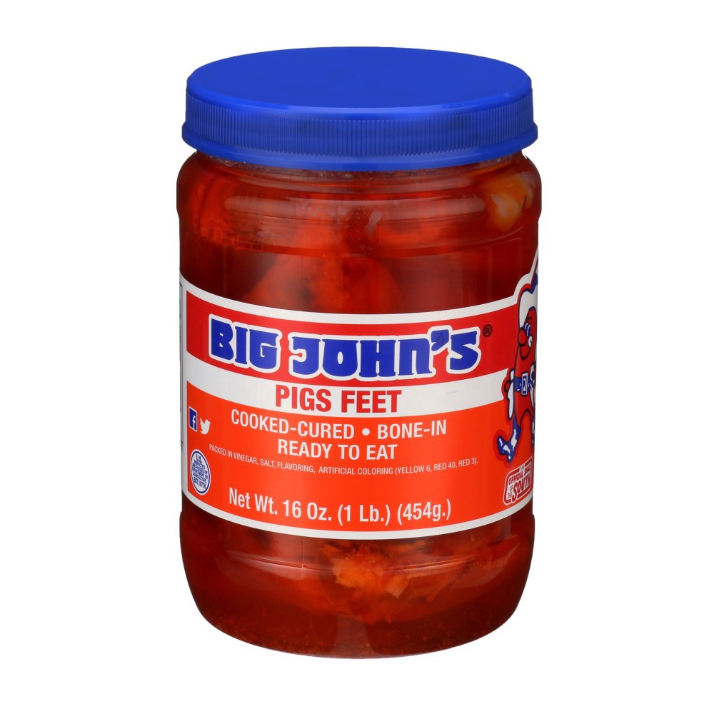 slide 1 of 4, Big John's Pigs Feet 16 oz, 16 oz