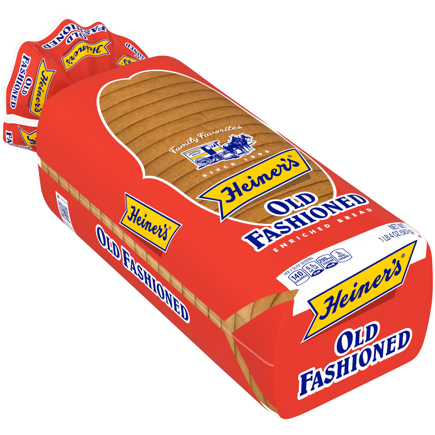 slide 2 of 3, Heiner's Old Fashioned Bread, 20 oz, 1 ct