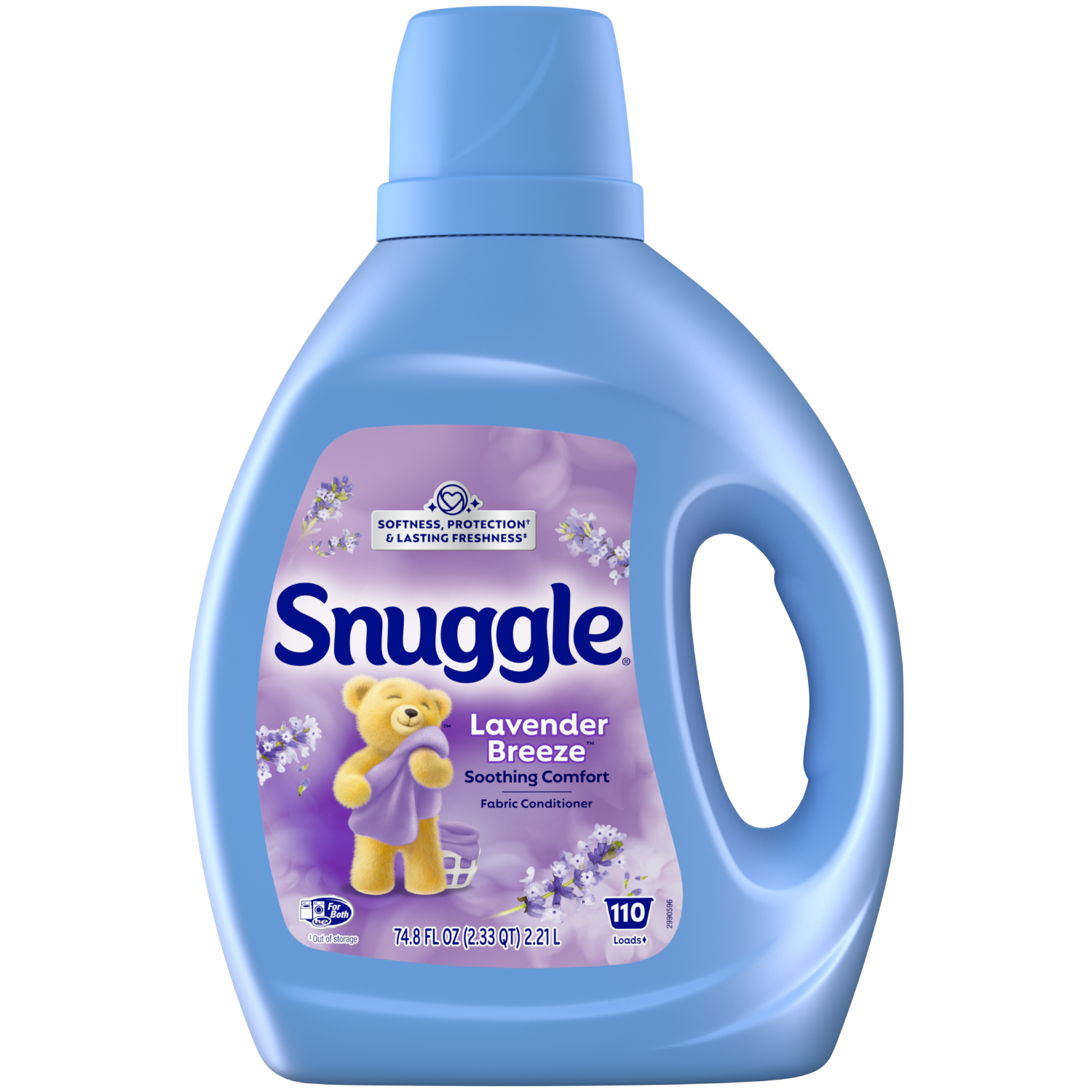 slide 1 of 2, Snuggle Lavender Breeze Fabric Conditioner 74.8 fl oz, 74.8 fl oz