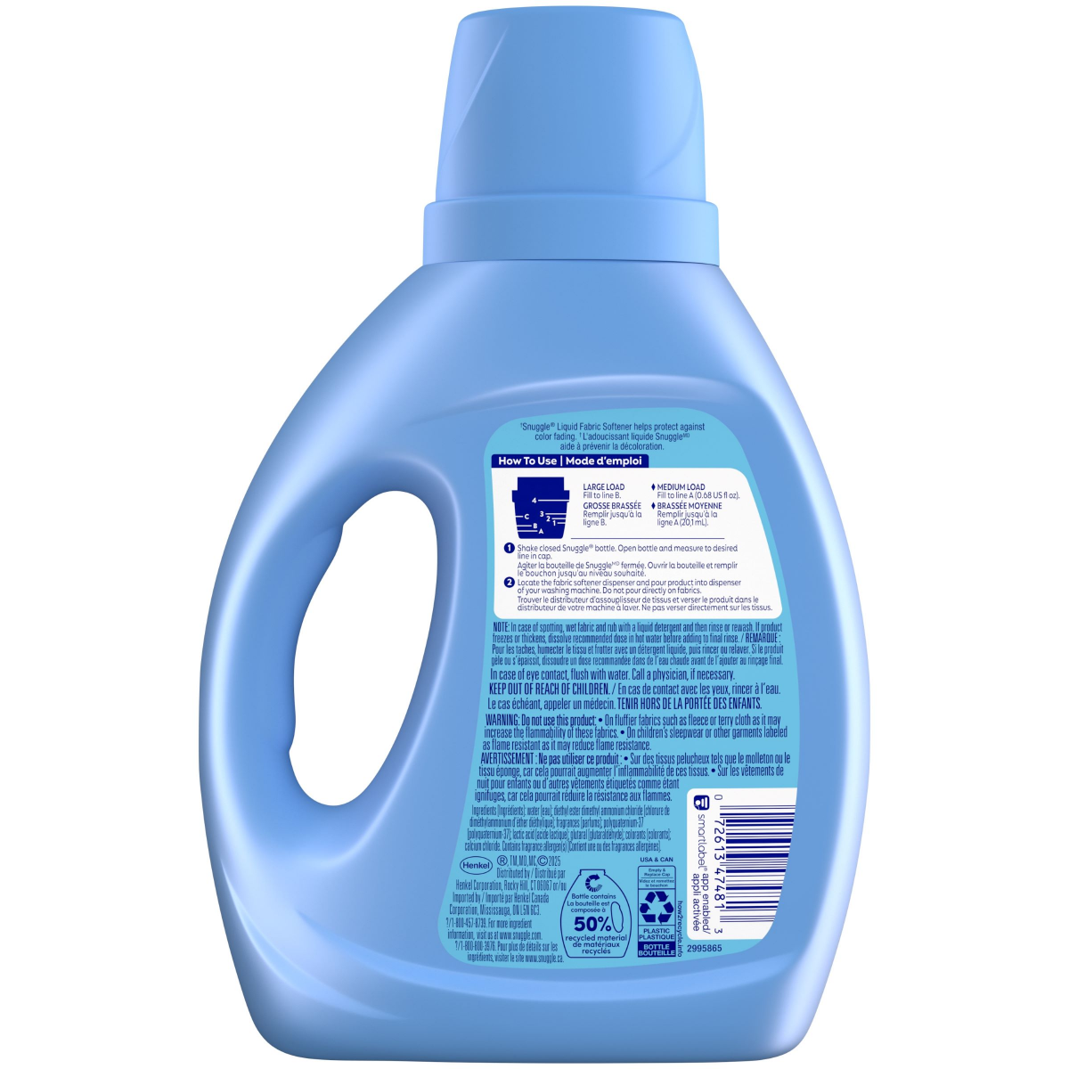 slide 2 of 2, Snuggle Blue Sparkle Fabric Conditioner 39.4 fl oz, 39.4 fl oz
