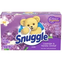 Snuggle Soothing Comfort Lavender Breeze Dryer Sheets 80 Each