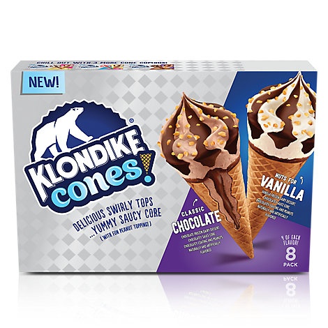 slide 1 of 1, Klondike Ice Cream Classic Vanilla Chocolate, 8 ct