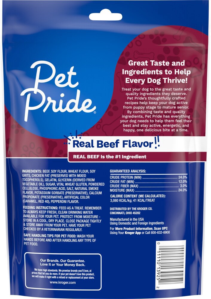 slide 3 of 4, Pet Pride Beef Flavored Jerky Sticks - Made With Real Beef, 6 oz