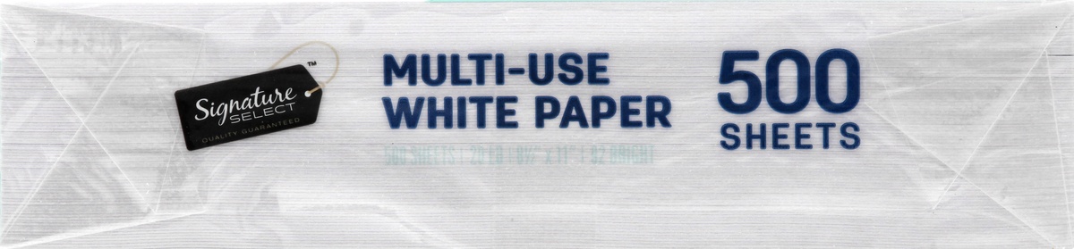slide 5 of 9, Signature Home Multi-Use Paper White 92 Bright, 