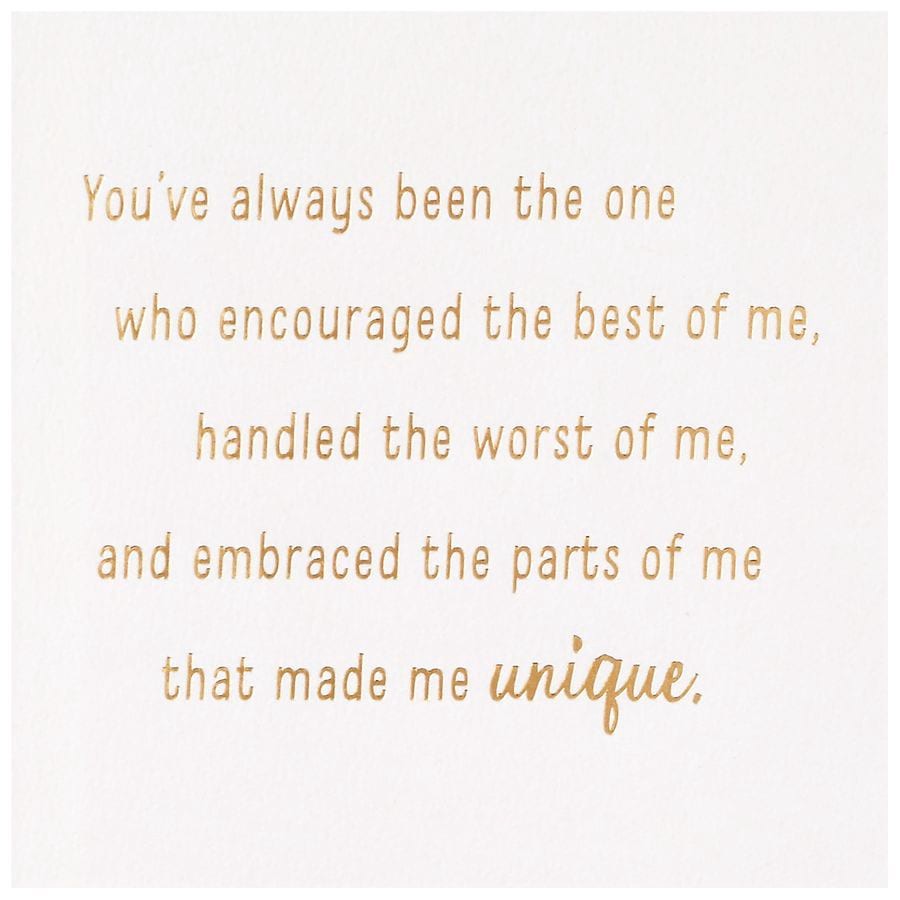 slide 5 of 5, Hallmark Thank You for Helping Me Be Me Mothers Day Card for Mom from Son or Daughter - S18, 1 ct