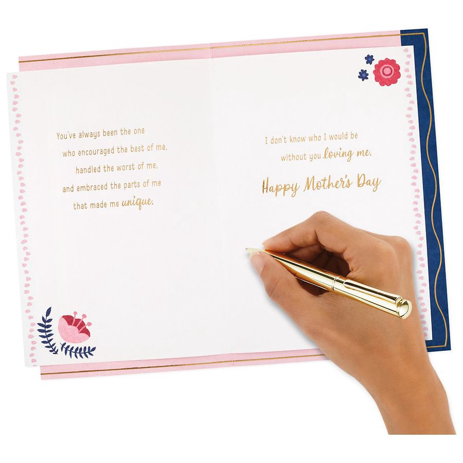 slide 4 of 5, Hallmark Thank You for Helping Me Be Me Mothers Day Card for Mom from Son or Daughter - S18, 1 ct