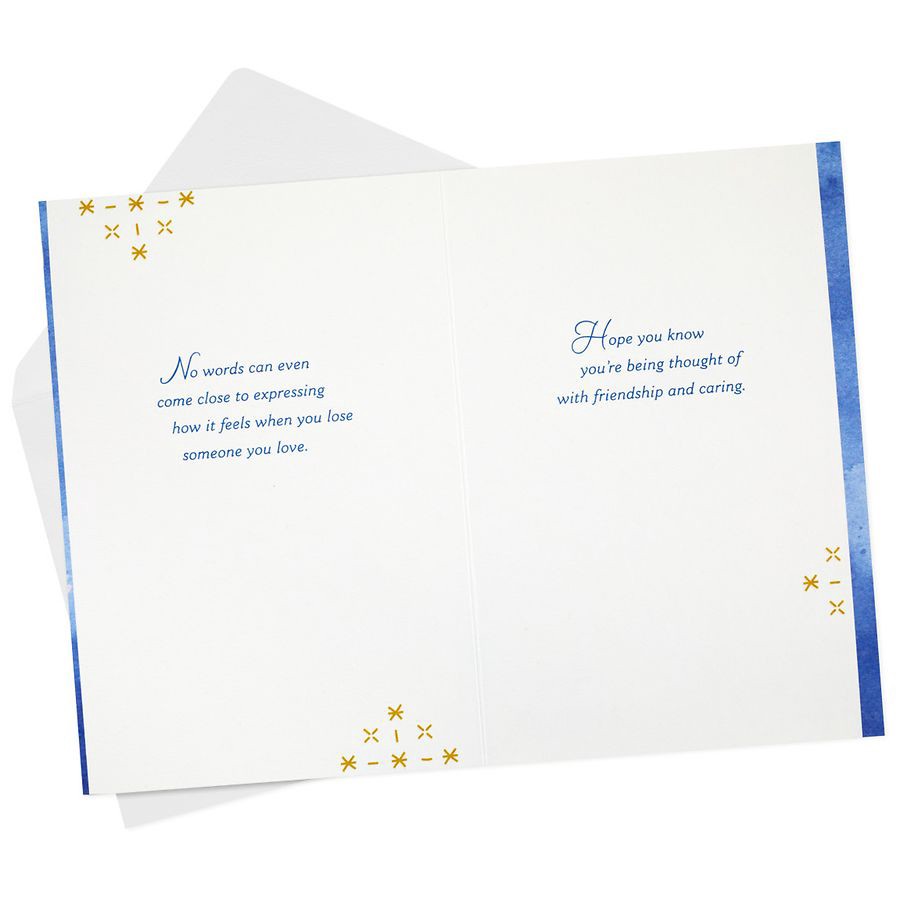 slide 4 of 5, Hallmark Sympathy Card (Thinking of You With Friendship and Caring) E80, 1 ct