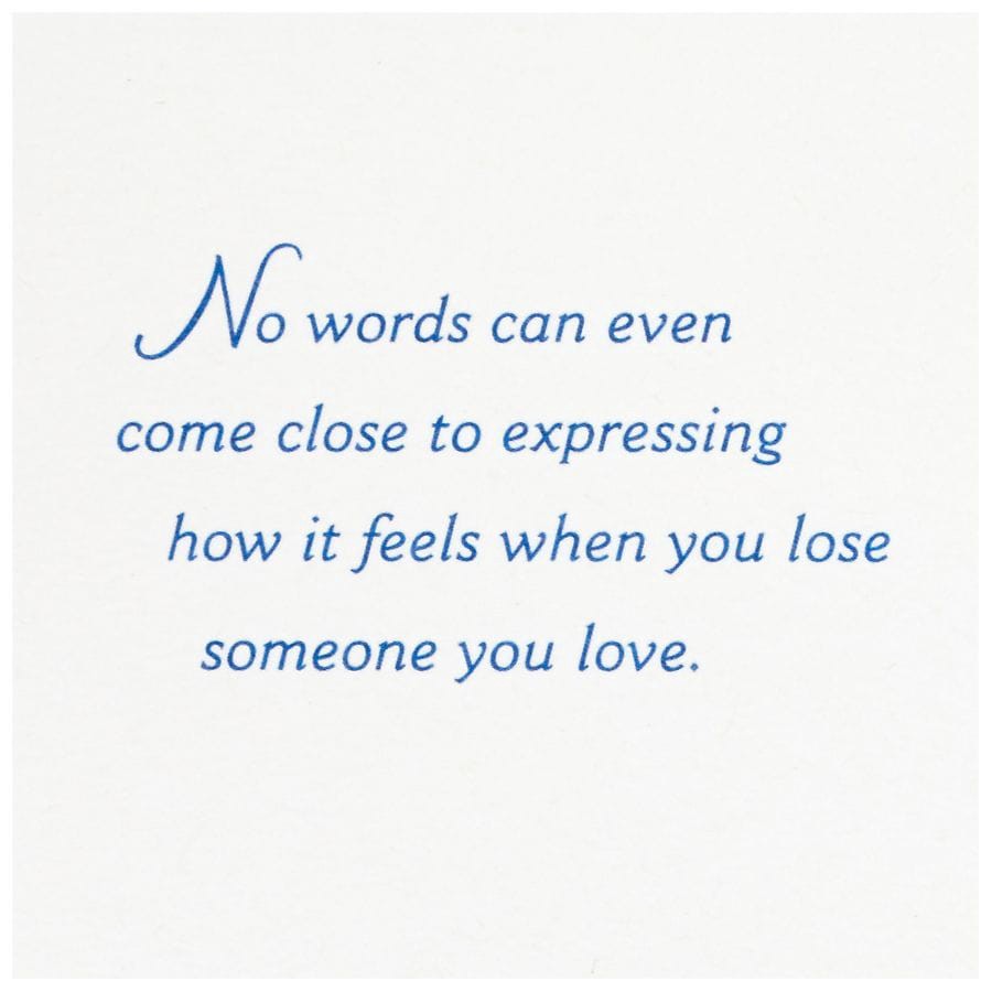 slide 5 of 5, Hallmark Sympathy Card (Thinking of You With Friendship and Caring) E80, 1 ct