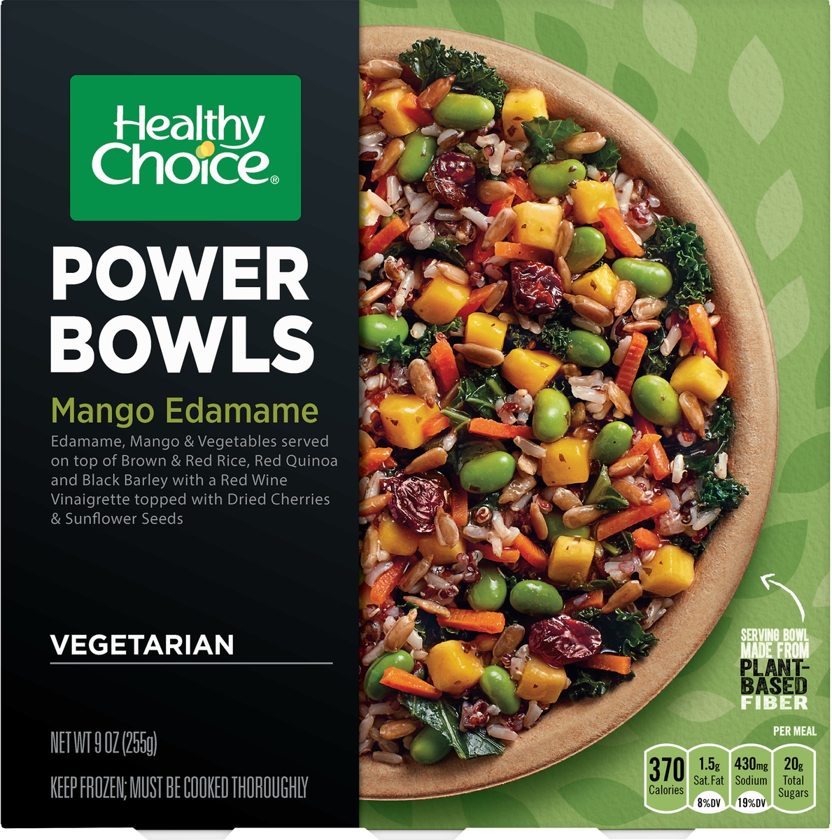 slide 9 of 10, Healthy Choice Mango Edamame Power Bowl, 9 oz