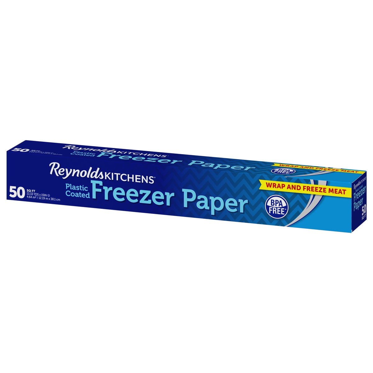 slide 8 of 9, Reynolds Kitchens Plastic Coated Freezer Paper 1 ea, 1 ct