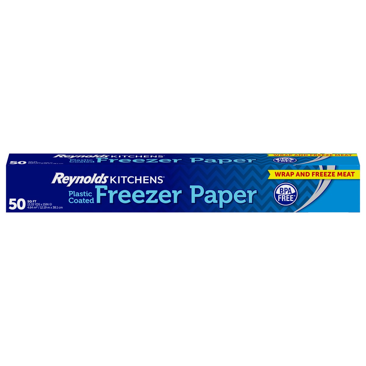 slide 1 of 9, Reynolds Kitchens Plastic Coated Freezer Paper 1 ea, 1 ct