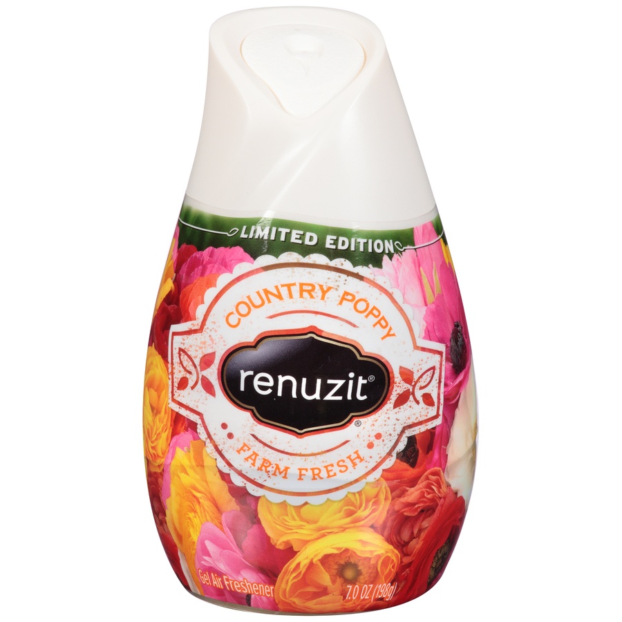 slide 1 of 4, Renuzit Country Poppy Freshener, 7 oz