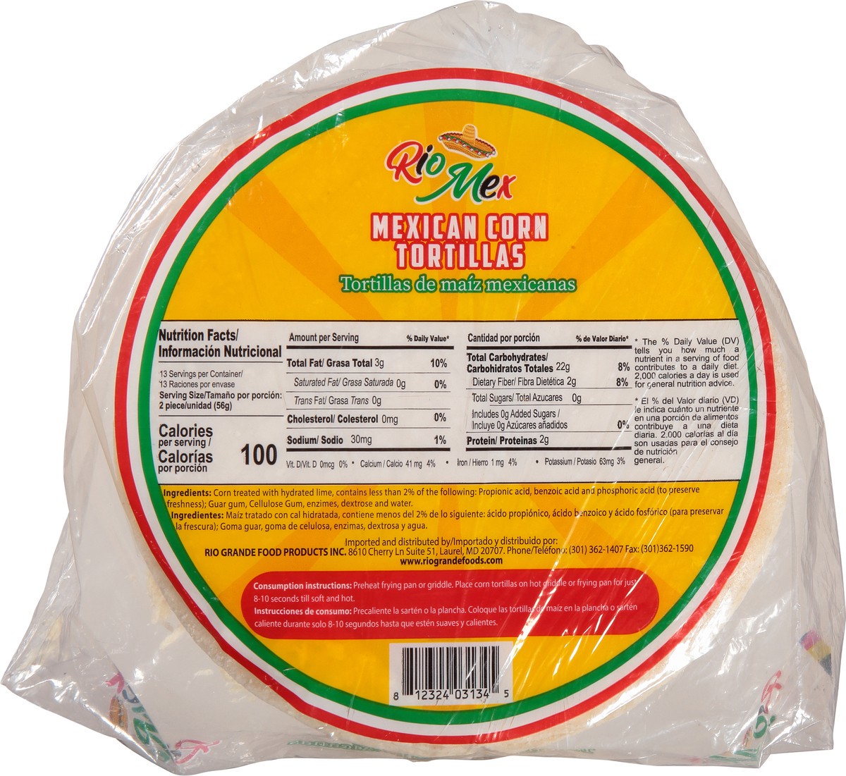 slide 4 of 11, Rio Mex Mexican Corn Tortillas 27 oz, 27 oz