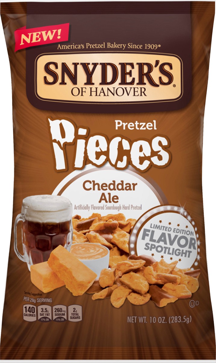 slide 2 of 2, Snyder's Of Hanover Pretzel Pieces Cheddar Ale, 10 oz