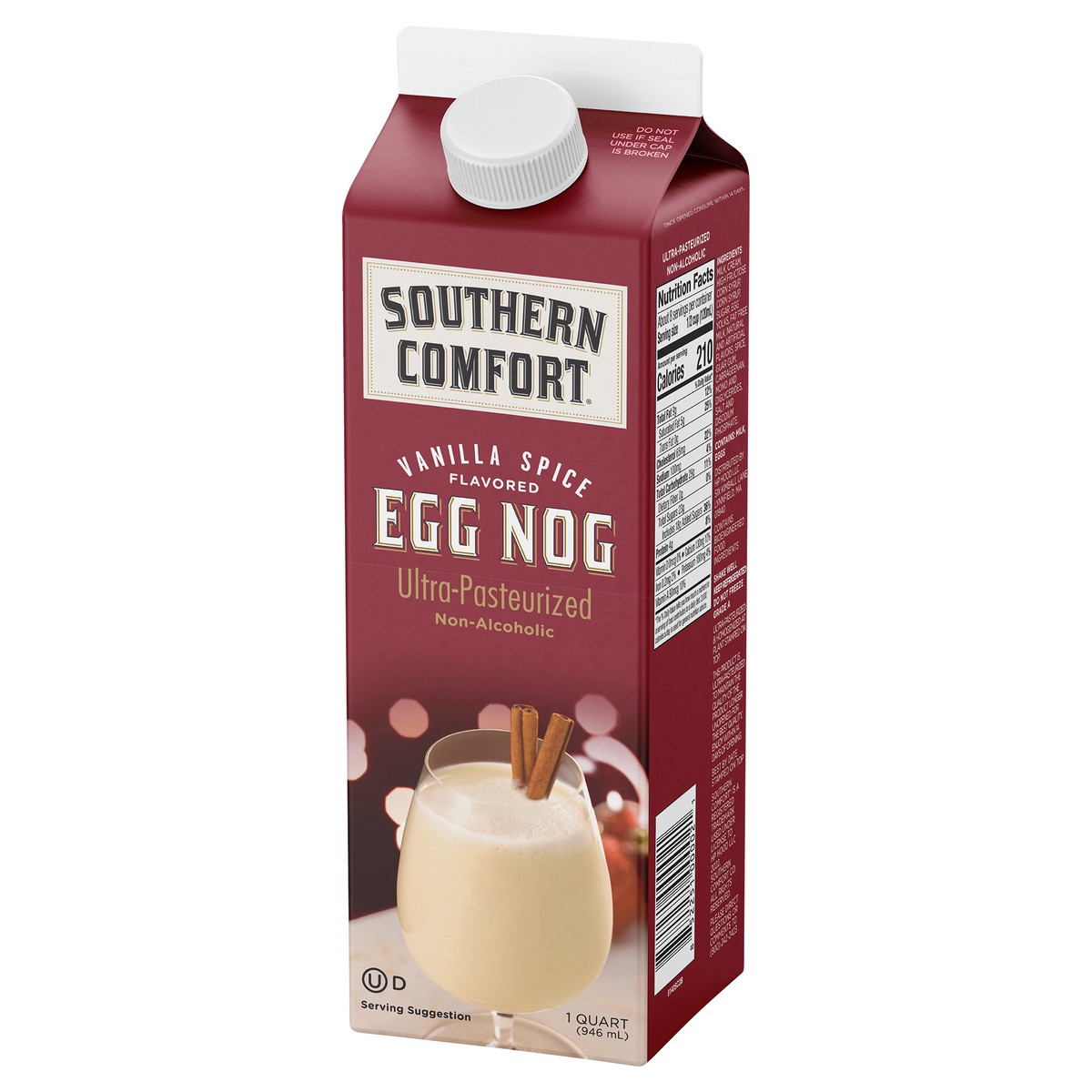 slide 4 of 9, Southern Comfort Vanilla Spice Eggnog, 32 oz, 32 oz