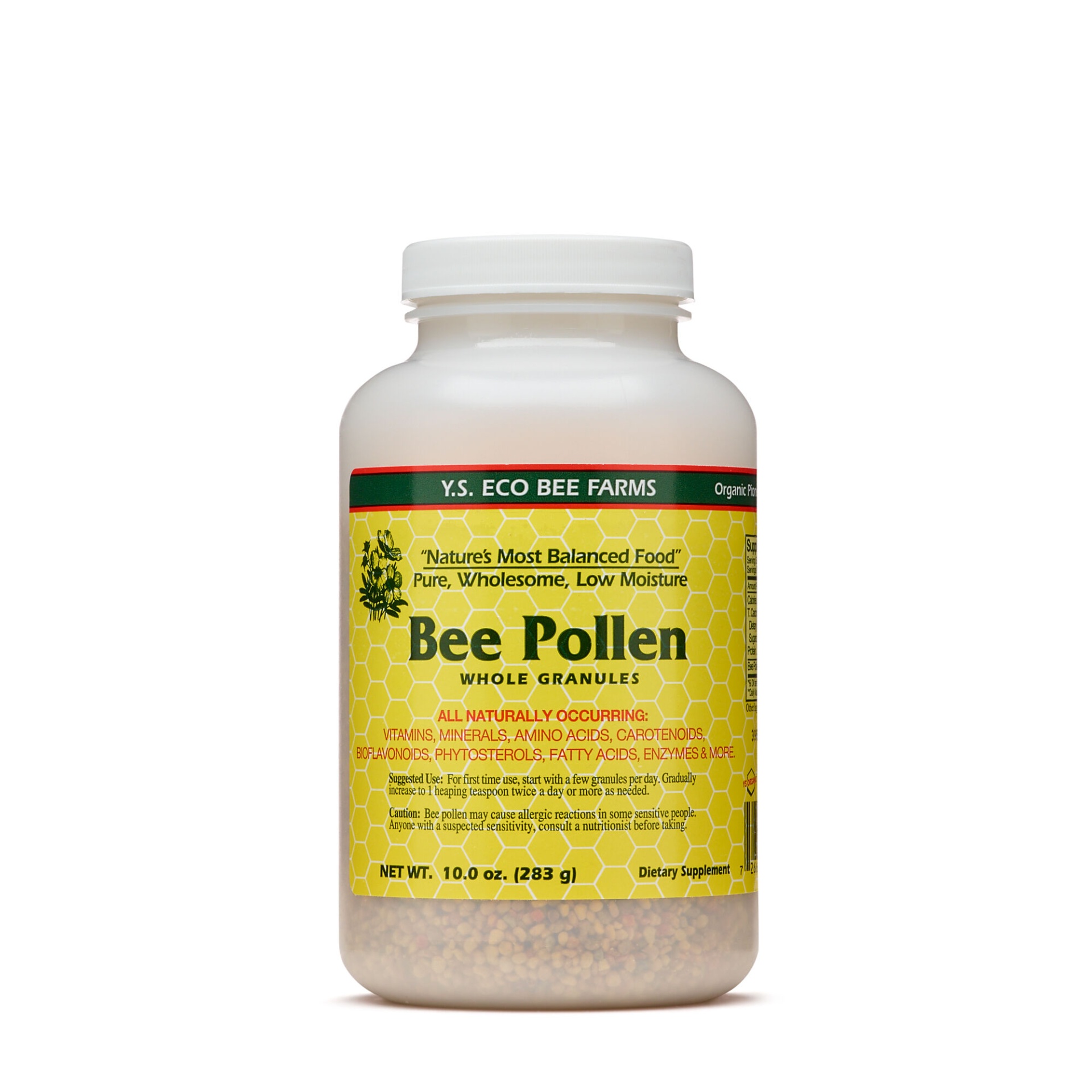 slide 1 of 1, Y.S. ORGANIC BEE FARMS Bee Pollen - Whole Granules, 1 ct