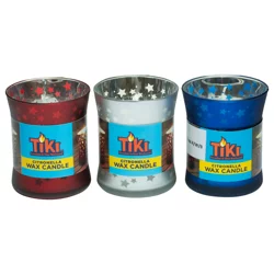 Tiki Mercury Glass Americana Candle - assorted colors