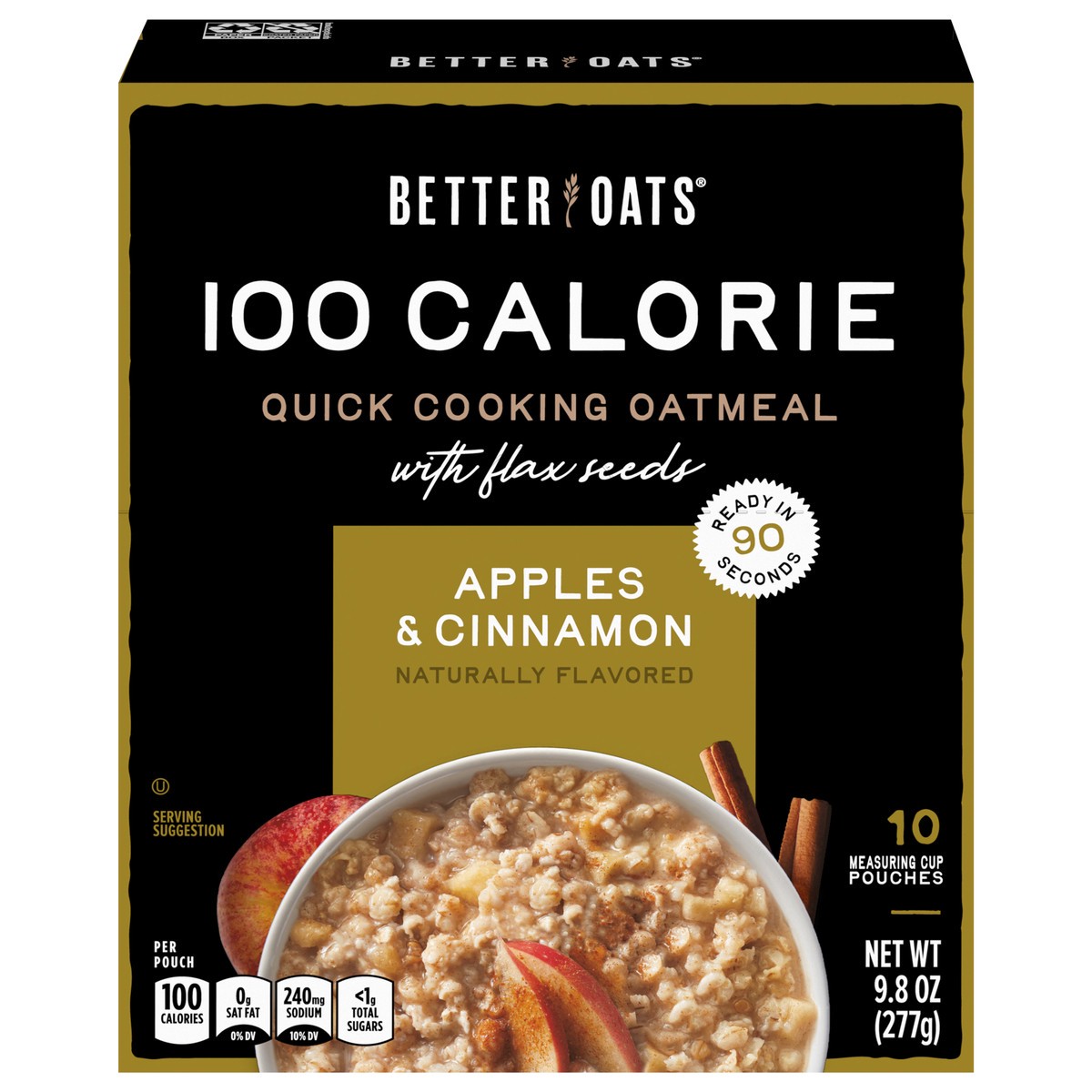 slide 1 of 5, 1/9.80 Oat Fit Apple Cinnamon, 10 ct