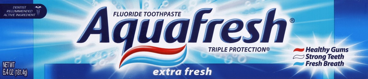 slide 1 of 7, Aquafresh Toothpaste 6.4 oz, 1 ct