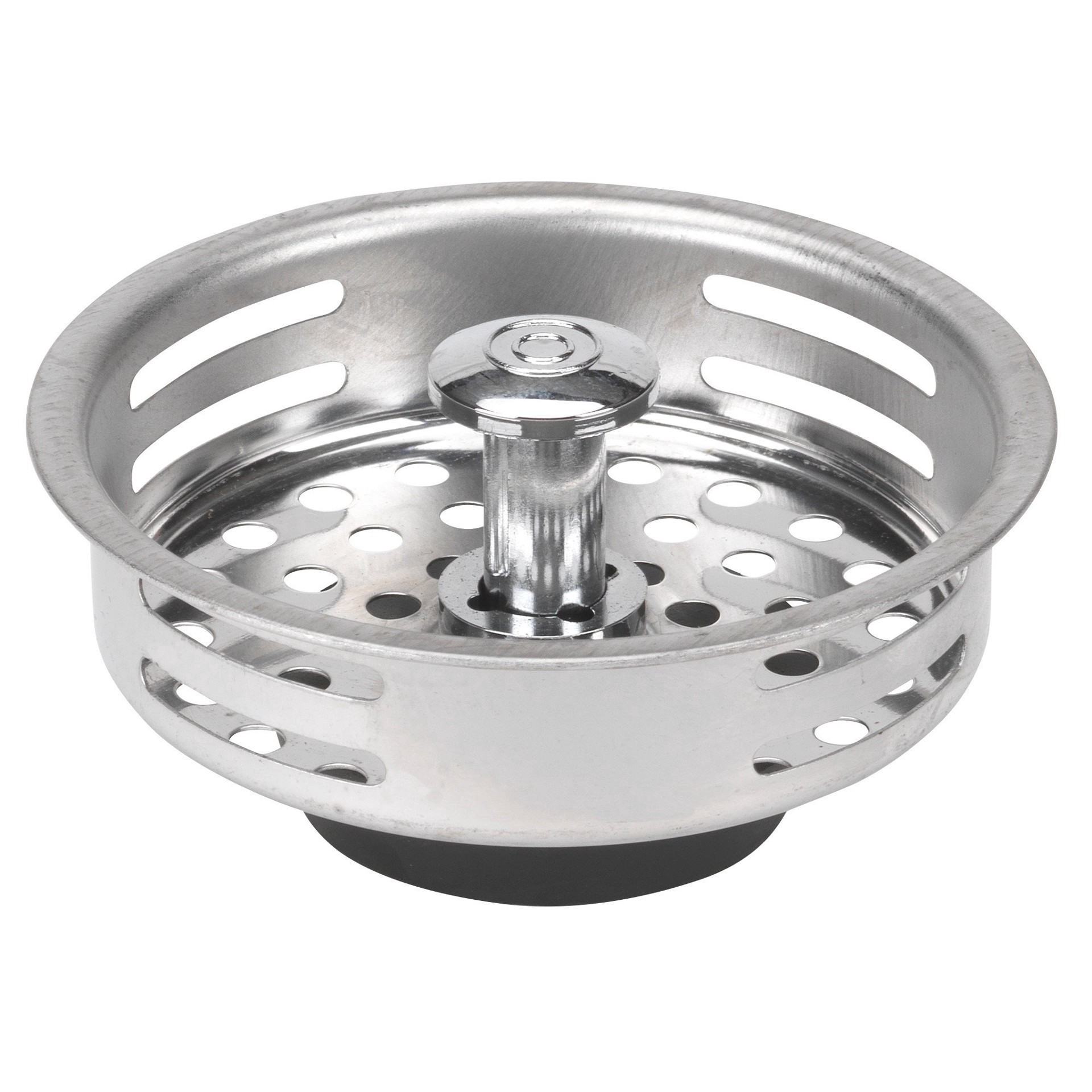 slide 1 of 1, Plumb Craft Deluxe Chrome Replacement Basket Strainer, 1 ct