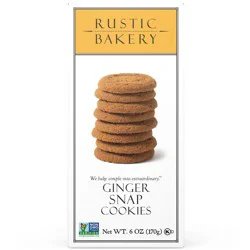 Rustic Bakery Ginger Snaps 6 oz