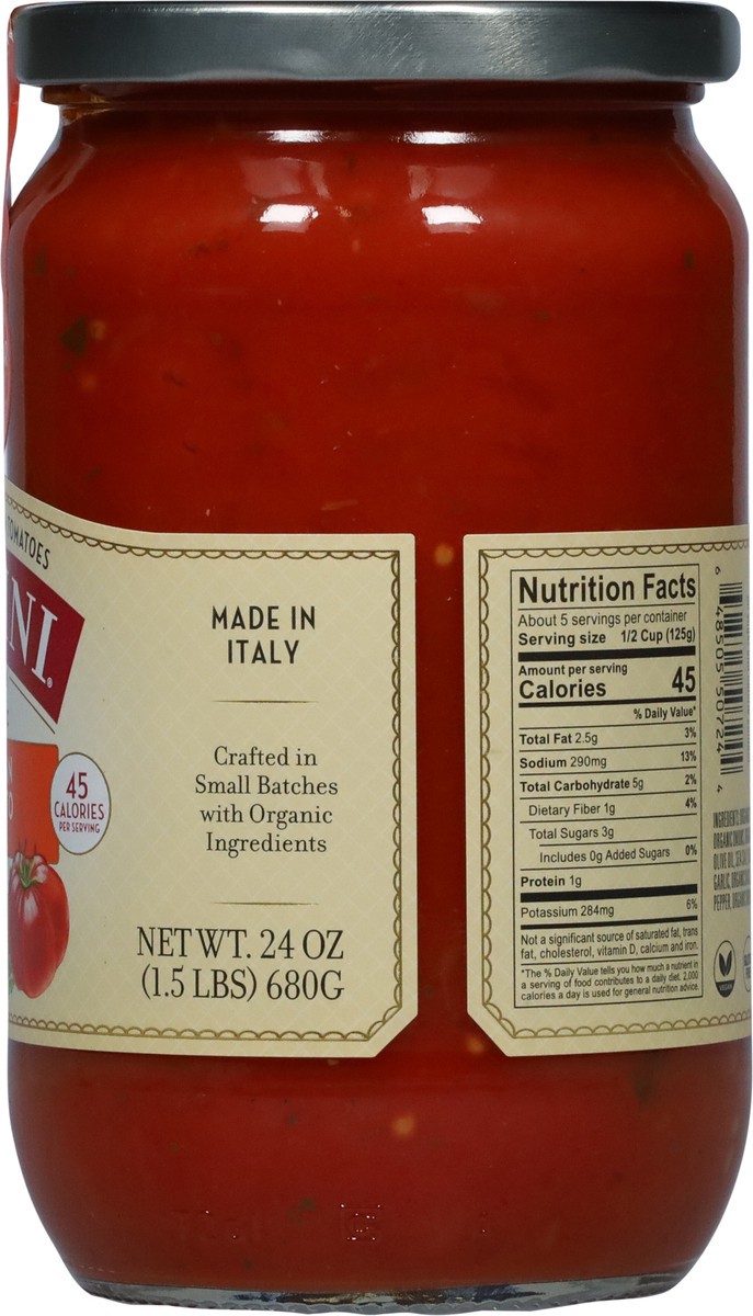 slide 8 of 9, Lucini Italia Organic Tuscan Tomato Sauce 24 oz, 25.5 oz